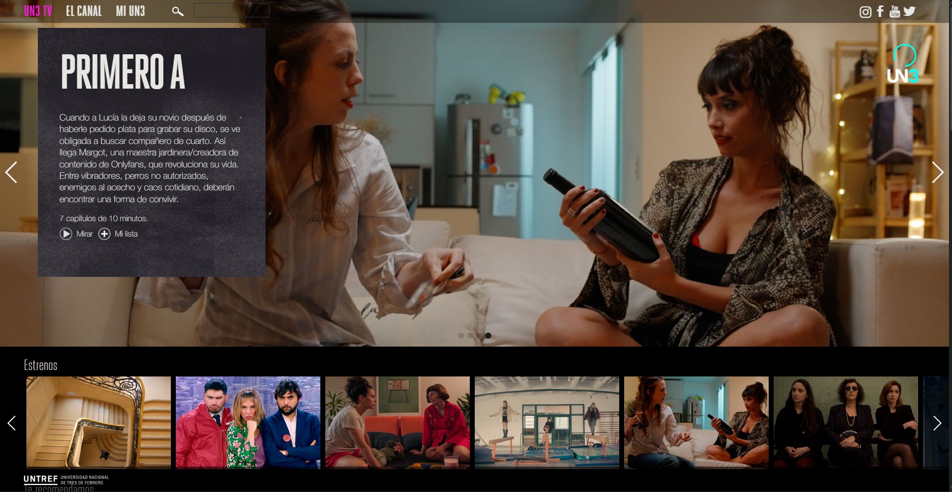 UN3 TV - Video Streaming Platform